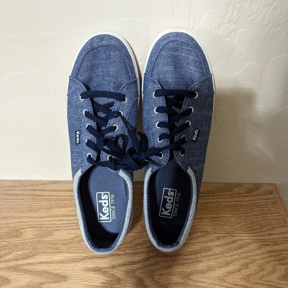 Keds blue denim sneakers